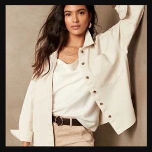 Banana Republic Twill Pocket Button Down Shirt